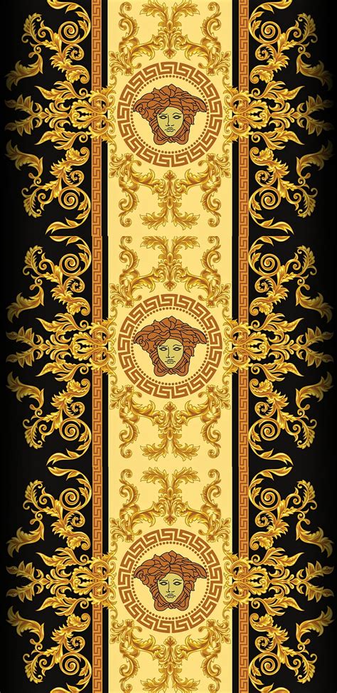 versace wallpaper iphone xs max|Luxury Official Versace Medusa Pattern — Download Free .